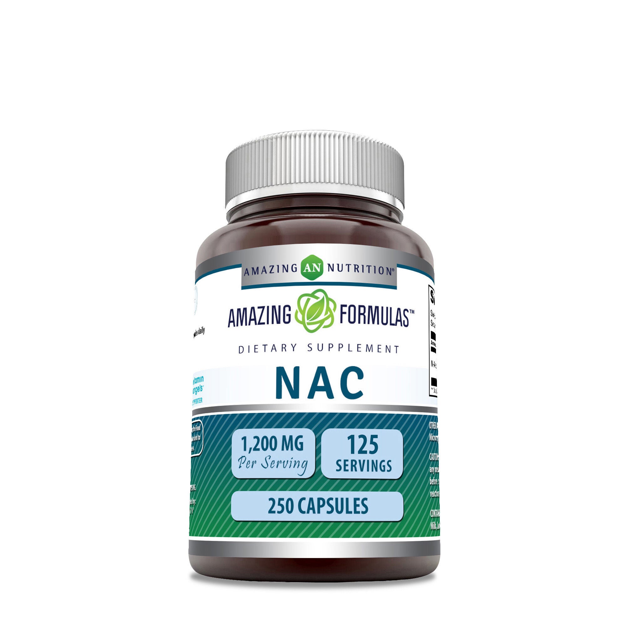 NAC 1200mg 250 Capsules GNC